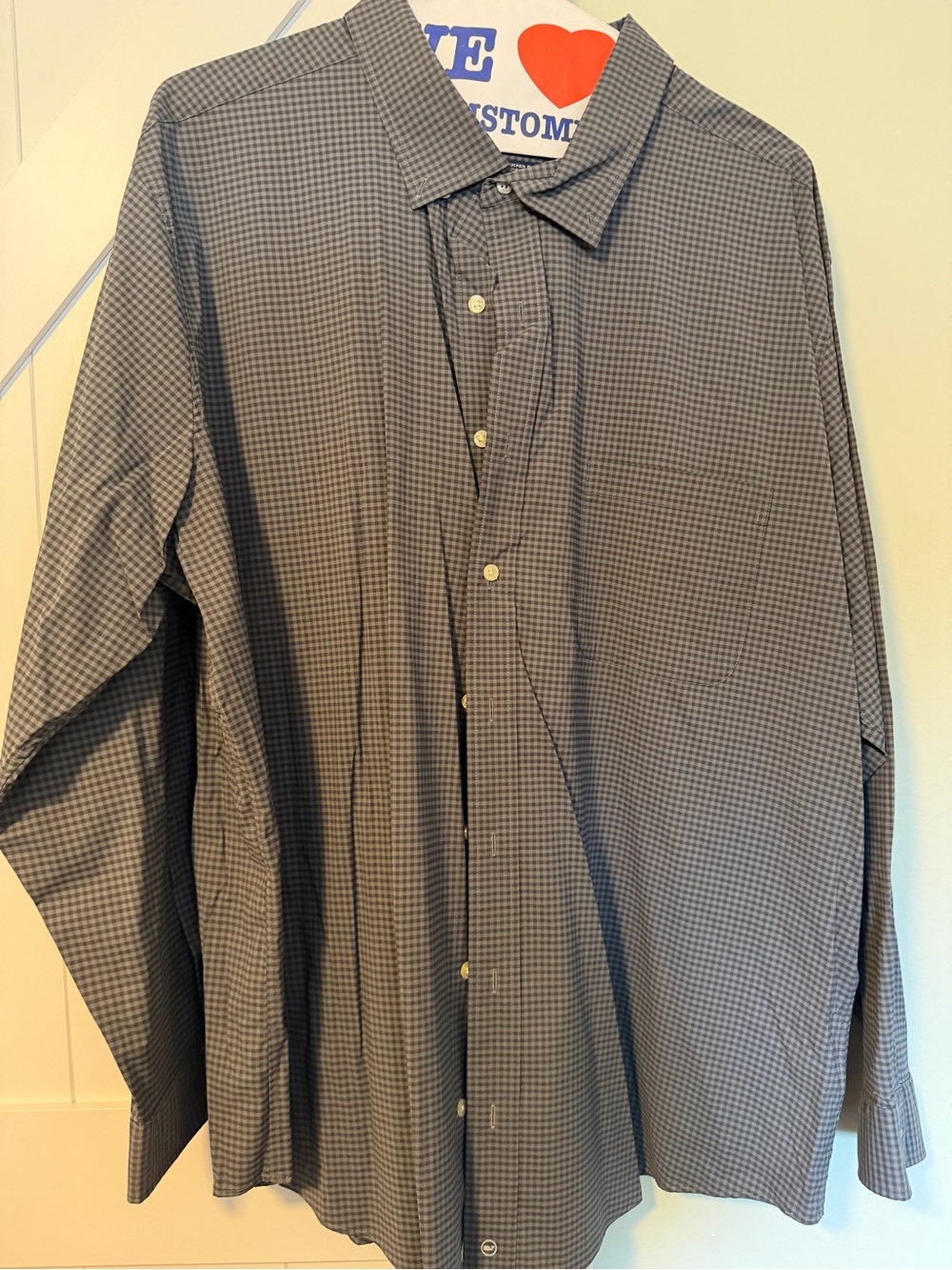 Vineyard Vines Gray Check Classic Fit Tucker Shirt